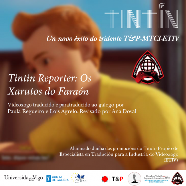 Portada videoxogo TINTIN